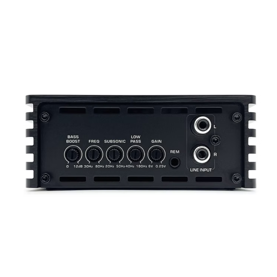 ZAPCO HB 501D II Monofoniczny Wzmacniacz Klasy D 4Ω: 1 × 300 W ,2Ω: 1 x 500 watts